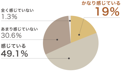 家事に対して負担を感じていますか?